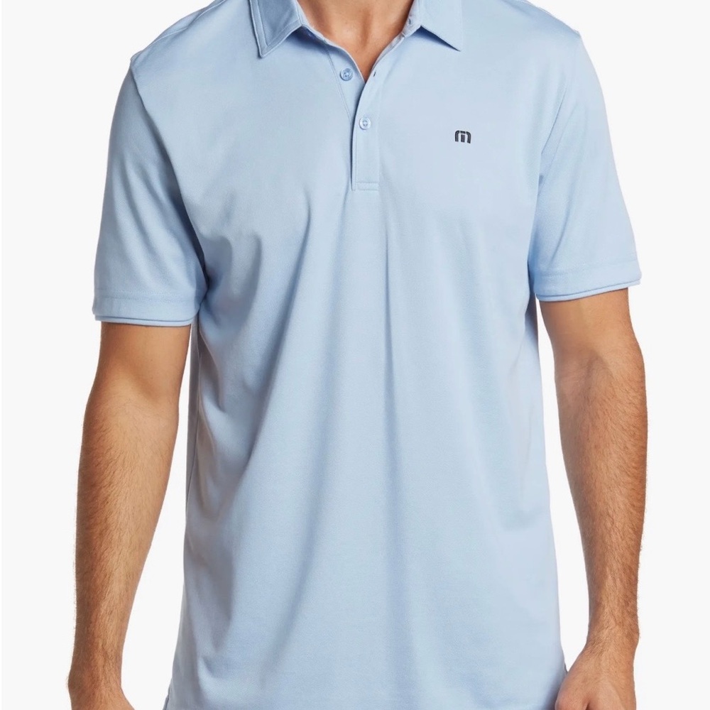 Travis Mathew Heather Blue Polo